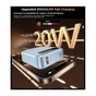 Батарея універсальна Choetech 10000mA, 22.5W, PD, QC, blue (B860-CCLBE) - зменшене зображення 5