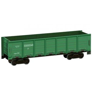 Збірна модель Умная бумага Напіввагон (зелений) (276-1) зображення 1