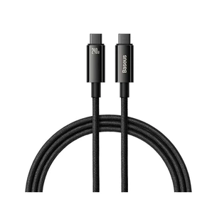 Дата кабель USB-C to USB-C 3.0m 240W black Baseus (CAWJ040201) зображення 1