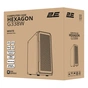 Корпус для ПК 2E Gaming Hexagon G338W, без БЖ, 2xUSB 3.0, 1xUSB Type-C, 1x120mm, 3x120mm ARGB, TG Side Panel, AT (2E-G338W) - уменьшенное изображение 7