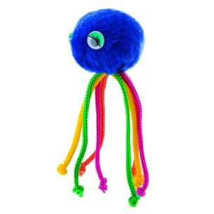 Іграшка для котів Природа «Восьминіг» на гумці 5 см (плюш) (4823082403738) зображення 1