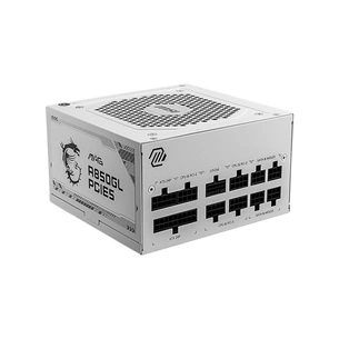 Блок живлення MSI 850W (MAG A850GL PCIE5 WHITE) зображення 1