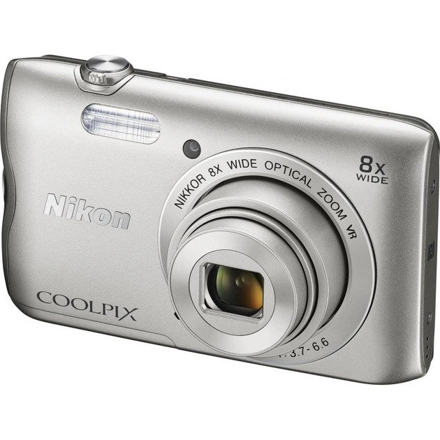 Цифровий фотоапарат Nikon Coolpix A300 Silver (VNA960E1) - зображення 1