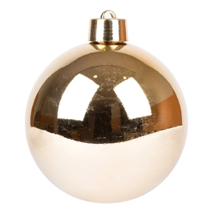 Ялинкова іграшка Novogod`ko куля, пластик, 30 cм, золото, глянець (974080) зображення 1