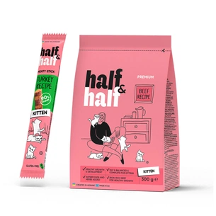 Сухий корм для кішок Half&Half для кошенят з яловичиною (2700000045336) зображення 1