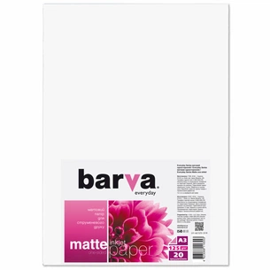 Фотопапір Barva A3 125г Everyday Matte, 20л (IP-AE125-319) зображення 1
