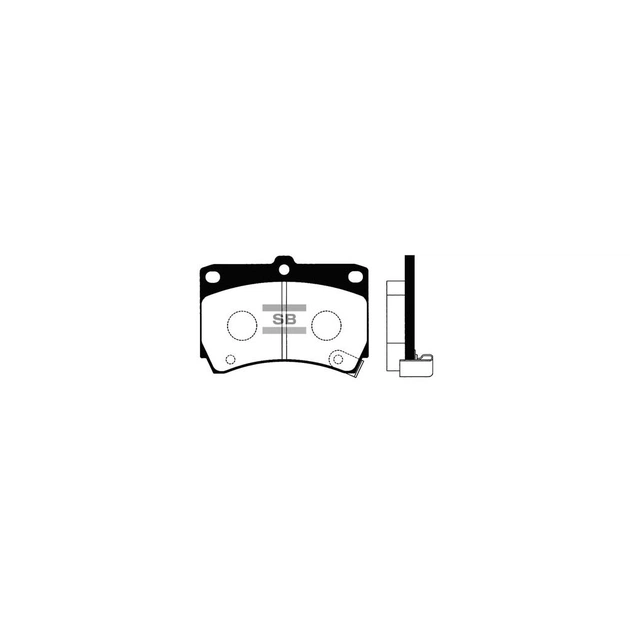 Тормозные колодки HI-Q SP1067 - изображение 1