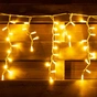 Гірлянда Novogod`ko вулична Бахрома, 150 LED, IP65, біл. тепл., білий провід, 5,5 м (801193) - зменшене зображення 1