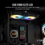 Система рідинного охолодження Corsair iCUE H100i Elite LCD Display Liquid CPU (CW-9060061-WW) - зменшене зображення 12