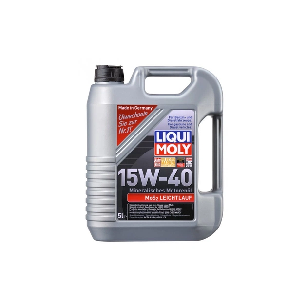 Моторное масло Liqui Moly MoS2 Leichtlauf SAE 15W-40 5л. (2571) - изображение 1