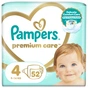 Підгузки Pampers Premium Care Maxi Розмір 4 (9-14 кг) 52 (4015400278818) - зменшене зображення 1