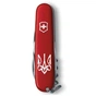 Ніж Victorinox Spartan Ukraine 91 мм Червоний Тризуб готичний білий (1.3603_T0630u) - зменшене зображення 4