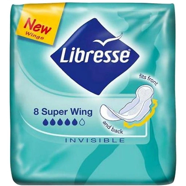 Гігієнічні прокладки Libresse Premium Ultra Super Dry 8 шт (7322540387506) - изображение 1