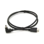 Кабель мультимедійний HDMI M to HDMI M 1.0m V1.4 90° corner black Merlion (YT-HDMI(M)/(M)HS-1.0m/90°) - уменьшенное изображение 2