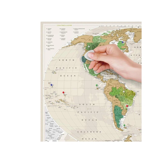 Скретч карта 1DEA.me Travel Map Geography World (13029) - изображение 4