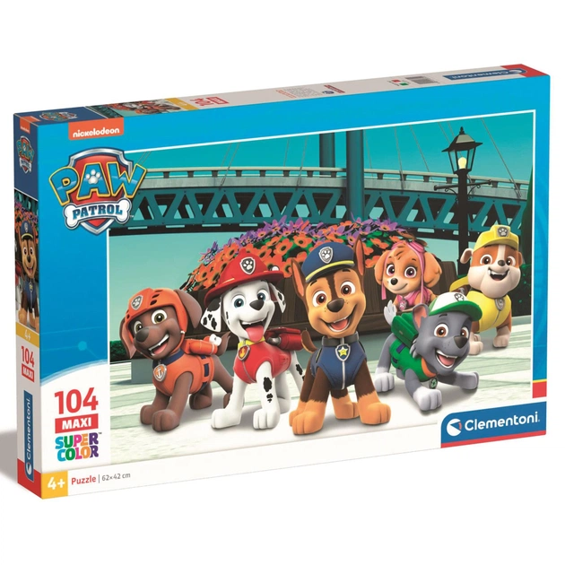 Пазл Clementoni Maxi Paw Patrol 104 елементи (23755) - зображення 1