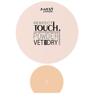 Пудра для обличчя Maxi Color Perfect Touch Matt Powder 02 (4823097121931) зображення 1
