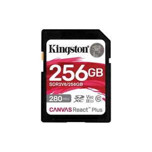 Карта пам'яті Kingston 256GB SDXC class 10 UHS-II U3 Canvas React Plus (SDR2V6/256GB) изображение 1