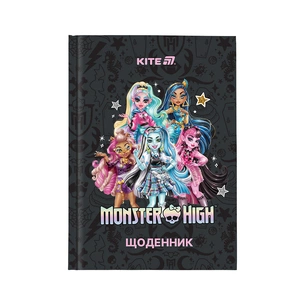 Щоденник шкільний Kite Monster High, тверда обкладинка (MH25-262) зображення 1