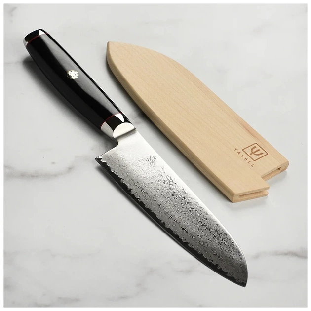 Кухонний ніж Yaxell Super Gou Ypsilon Сантоку 165 мм (37201) - picture 3