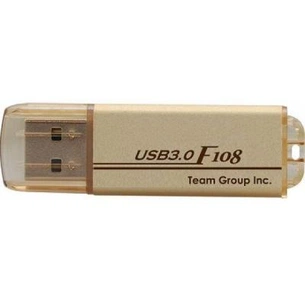 USB флеш накопичувач Team 8GB F108 Gold USB 3.0 (TF10838GD01) зображення 1