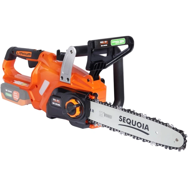 Ланцюгова пила SEQUOIA 20, безщіт. двиг, шина 30 см, 3.2 кг (без АКБ та ЗП) (SBC2012BS) - picture 5