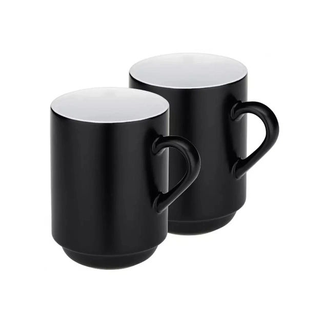 Набор чашек Kela Mattia 300 мл 2 шт Black (12756) - изображение 1