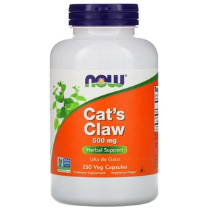 Травы Now Foods Кошачий коготь, 500 мг, Cat's Claw, 250 вегетарианских капс (NOW-04621) изображение 1