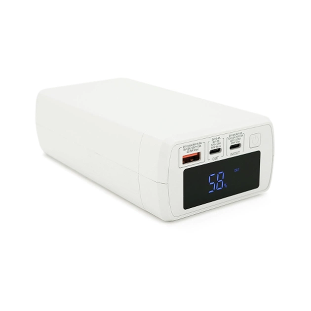 Батарея універсальна Remax 40000mAh, 65W, PD+QC, USB+Type-C, LED (RPP-310) - зображення 1