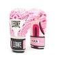 Боксерские перчатки Leone GN329 Haka White/Pink 10 oz (GN329_White/Pink_10oz) - уменьшенное изображение 1