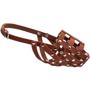 Намордник для собак Collar м'який №3 коричневий (06306) зображення 1