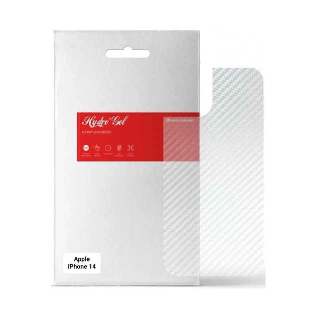 Плівка захисна Armorstandart back panel Apple iPhone 14 Carbone Transparent (ARM64880) - зображення 1