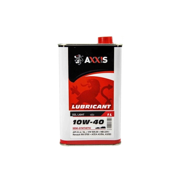Моторное масло AXXIS 10W-40 DZL Light 1л (AX-2038-1) - изображение 1