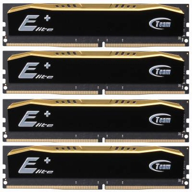 Модуль пам'яті для комп'ютера DDR4 32GB (4x8GB) 2400 MHz Elite Team (TED432G2400C16QC01) - изображение 1