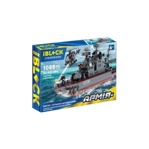 Конструктор iBlock Фрегат Гетьман Сагайдачний 1088 деталей (PL-921-395) зображення 1