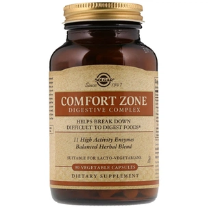 Вітамінно-мінеральний комплекс Solgar Травний комплекс Comfort Zone Digestive Complex, 90 вегетарі (SOL-51299) зображення 1