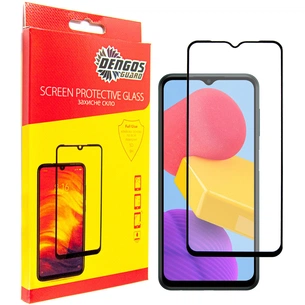 Скло захисне Dengos Full Glue Samsung Galaxy M13 (black) (TGFG-229) зображення 1