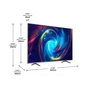 Телевізор Hisense 65E7KQ PRO - зменшене зображення 4
