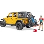 Спецтехніка Bruder Джип Jeep Rubicon з фігуркою велосипедиста на спортивному мо (02543) - зменшене зображення 5