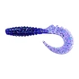 Силікон рибальський FishUP Fancy Grub 1" 060 - Dark Violet/Peacock&Silver (12шт/уп) (1864.00.57) - зменшене зображення 1