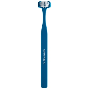 Зубна щітка Dr. Barman's Superbrush Compact Тристороння М'яка Синя (7032572876328-dark-blue) изображение 1