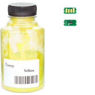 Тонер AHK Kyocera Mita ECOSYS M6030/M6130/M6230/M6530, 120г Yellow + chip (3203478) зображення 1