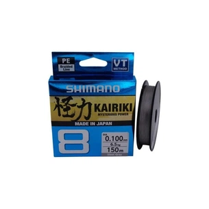 Шнур Shimano Kairiki 8 PE Steel Gray 150m 0.13mm 8.2kg (59WPLA58R12) зображення 1