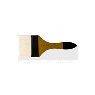 Пензлик для малювання Rosa Щетина флейц, AMBER 2306, №100 (4823098533481) зображення 1