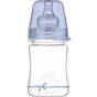 Пляшечка для годування Lovi Diamond Glass Baby Shower скляна 150 мл Блакитна (74/104boy) - зменшене зображення 1