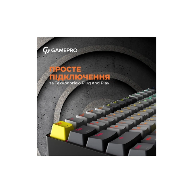 Клавіатура GamePro MK130G Pro Outemu Red Switch Hot-Swap 60 RGB USB/Wireless/Bluetooth Black (MK130G Pro) - picture 9