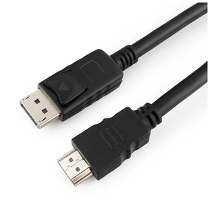 Кабель мультимедійний Display Port to HDMI 5.0m Cablexpert (CC-DP-HDMI-5M) зображення 1