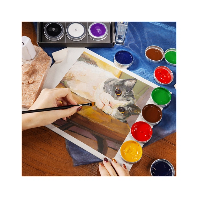 Гуашеві фарби Arrtx 9A 9 кольорів (LC302819) - зображення 9