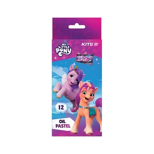 Пастель Kite масляна, 12 кольорів My Little Pony (LP24-071) изображение 1