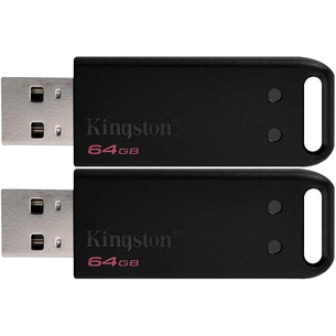 USB флеш накопичувач Kingston 2x64GB DataTraveler 20 USB 2.0 (DT20/64GB-2P) зображення 1